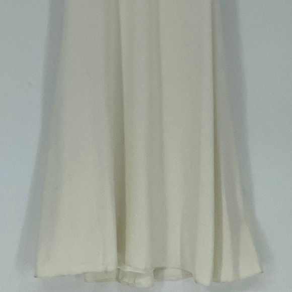 NEW Dessy Collection Size 00 Halter Front Open Back Dress Ivory $263 msrp I24-18 - Picture 8 of 10